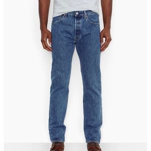 Levi's Men's 501 Original Fit Jeans - Medium Stonewash